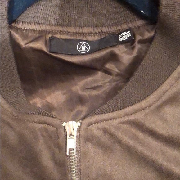 Forest green velvet bomber jacket - Picture 3 of 4